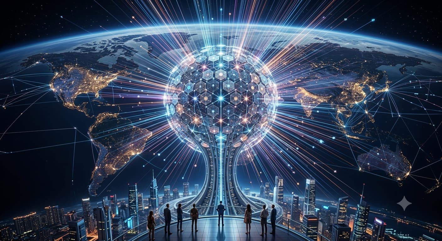 Icono de escalabilidad y alcance global