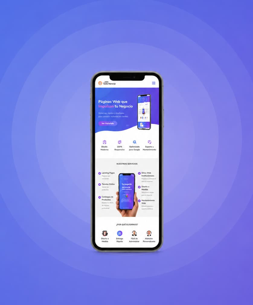 Ejemplo de landing page de alto impacto